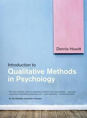 Introduction to Qualitative Methods in Psychology(English, Paperback, Howitt Dennis)