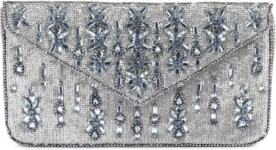 

Accessorize Casual Blue, Silver Clutch