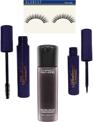 

glorist eyelash and Padma Eyeliner,Mascara,moisture serum(Set of 4)
