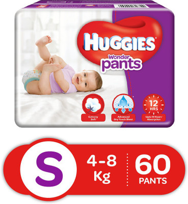 

Huggies Wonder Pants Small Size Diapers - S(60 Pieces)