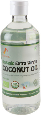 

UMANAC Organic Cold Pressed Raw Extra Virgin Coconut Oil Plastic Bottle(500 ml)