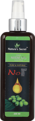 

Nature's Secret Pure Organic Neem Oil Cold Pressed Oil for Hair and Skin, 200 m Hair Oil(200 ml)