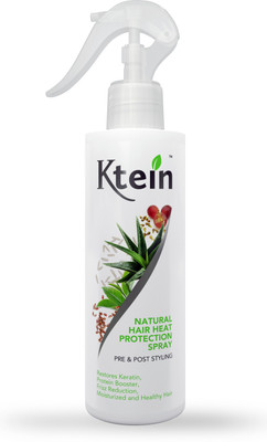 

ktein Natural Hair Heat Protection and Nourishment Spray, Infused with Rice Water, Flaxseeds, Grapeseeds, Aloevera, Greentea Hair Spray(200 ml)