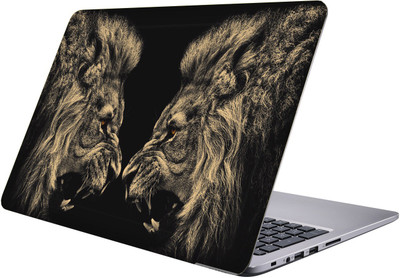 

PRINTCLUB angry lion Laptop Sticker 15.6 inch-Premium Quality, UV Printed, Laminated, Bubble Free, Scratchproof Laptop Skin-270 Vinyl Laptop Decal 15.6