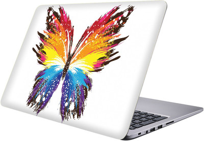 

PRINTCLUB butterfly Laptop Sticker 15.6 inch-Premium Quality, UV Printed, Laminated, Bubble Free, Scratchproof Laptop Skin-115 Vinyl Laptop Decal 15.6
