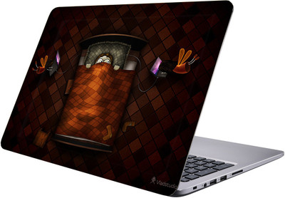 

PRINTCLUB sleeping man Laptop Sticker 15.6 inch-Premium Quality, UV Printed, Laminated, Bubble Free, Scratchproof Laptop Skin-583 Vinyl Laptop Decal 15.6