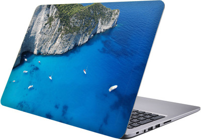 PRINTCLUB sea Laptop Sticker 15.6 inch-Premium Quality, UV Printed, Laminated, Bubble Free, Scratchproof Laptop Skin-732 Vinyl Laptop Decal 15.6