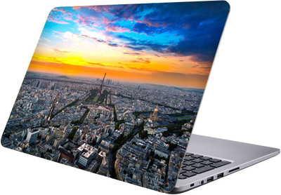

PRINTCLUB city Laptop Sticker 15.6 inch-Premium Quality, UV Printed, Laminated, Bubble Free, Scratchproof Laptop Skin-55 Vinyl Laptop Decal 15.6