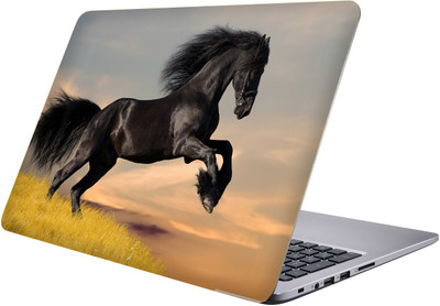 

PRINTCLUB black horse Laptop Sticker 15.6 inch-Premium Quality, UV Printed, Laminated, Bubble Free, Scratchproof Laptop Skin-96 Vinyl Laptop Decal 15.6