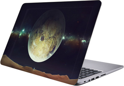 

PRINTCLUB moon Laptop Sticker 15.6 inch-Premium Quality, UV Printed, Laminated, Bubble Free, Scratchproof Laptop Skin-379 Vinyl Laptop Decal 15.6