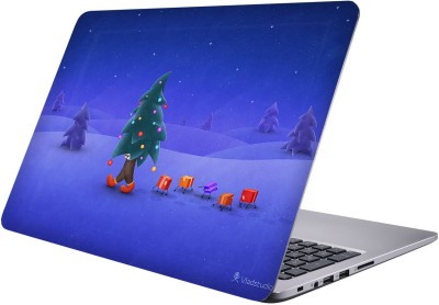 

PRINTCLUB christmas tree Laptop Sticker 15.6 inch-Premium Quality, UV Printed, Laminated, Bubble Free, Scratchproof Laptop Skin-673 Vinyl Laptop Decal 15.6