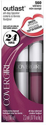 

Cover Girl Outlast All-Day Moisturizing Lip Color, Wild Berry .13 Oz 4.2 G By(Berry)