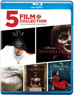 

The Conjuring Universe 5 Movies Collection: The Nun + Annabelle: Creation + The Conjuring 2 + Annabelle + The Conjuring (5-Disc Box Set)(Blu-ray English)