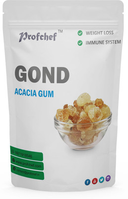

Profchef Gond Babul/Kikar (Used For Making Gond Ke Laddu, Pinjiri Dried Gum(250 g, Pouch)