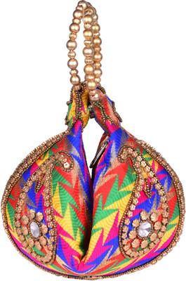 

Himalaya Handicraft Potli Bag For Girls Potli(Multicolor)