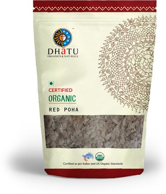 

Dhatu Organic Red Poha (Medium Grain, Unpolished)(500 g)