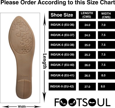 

FOOTSOUL Bellies Bellies For Women(Pink, Tan