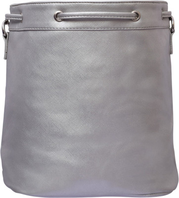 

Lychee Bags Women Casual Silver PU Sling Bag