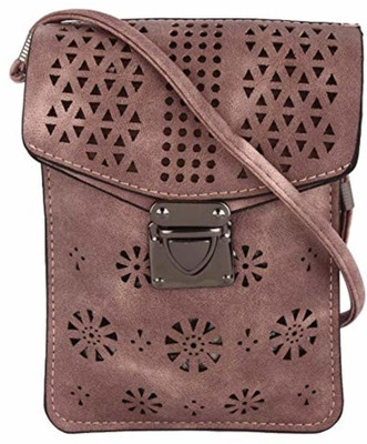 

Skynova Women Casual Brown PU Sling Bag