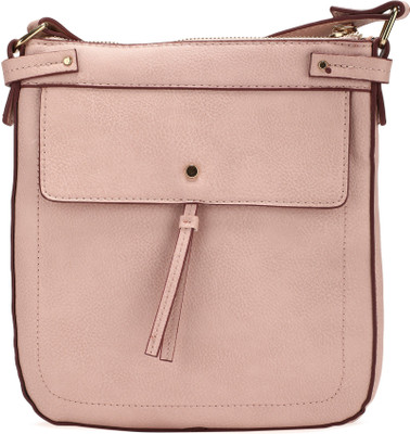 

Accessorize Women Casual Pink PU Sling Bag