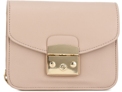 

Chemistry Women Casual Pink Leatherette Sling Bag