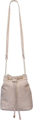 

Lychee Bags Women Casual White PU Sling Bag