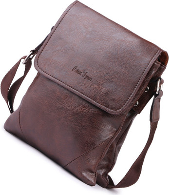 

AlexVyan Men & Women Formal, Casual, Evening/Party Brown Genuine Leather Shoulder Bag