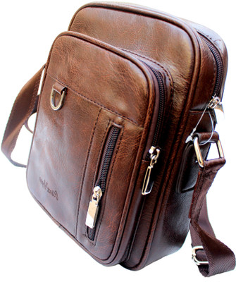 

AlexVyan Men & Women Formal, Casual, Evening/Party Brown Genuine Leather Sling Bag