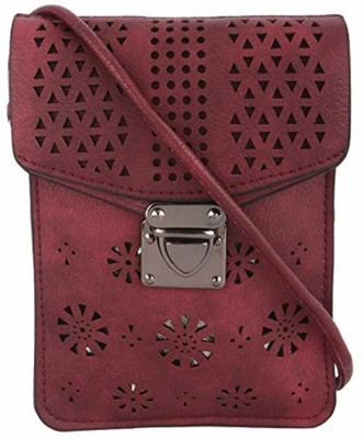 

Skynova Women Casual Brown PU Sling Bag