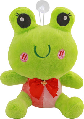 

Miss & Chief Cute Frog Soft and Cuddly filling | Habitat Beans Frog Animal Stuff Plush Toy | Big Eye | Stuffed Toy | Best Gift For Kids - 20 cm(Green)