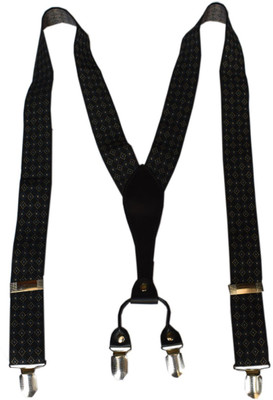 

Navaksha Y- Back Suspenders for Men(Black)
