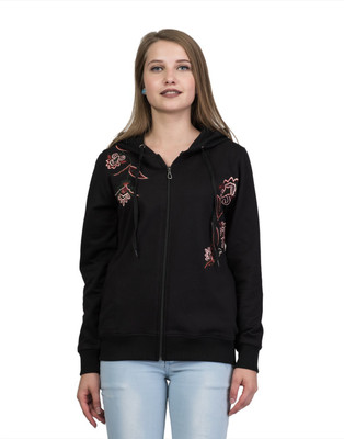 Kaily Full Sleeve Embroidered Women Sweatshirt