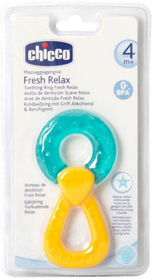 

Chicco Fresh Relax 4m + Teether Soothes the gums keeping the cold for a long time Ring(Multicolor)