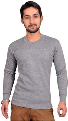 RUPA AGNI MEN'S TOP COLOR GREY Men Top Thermal