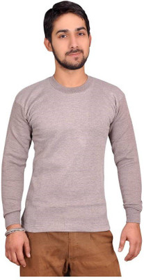RUPA AGNI MEN'S TOP COLOR GREY Men Top Thermal