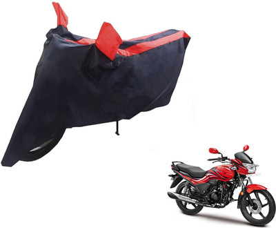 NIKS Two Wheeler Cover for Hero(Passion Xpro, Black, Red)