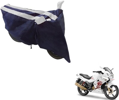 NIKS Two Wheeler Cover for Hero(Karizma ZMR, Black, Silver)