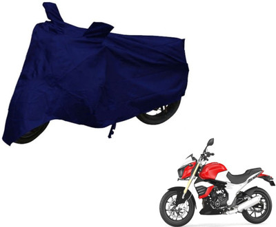 Auto Hub Two Wheeler Cover for Mahindra(Mojo, Blue)