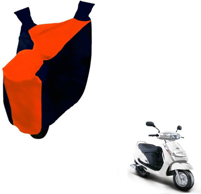 NIKS Two Wheeler Cover for Mahindra(Duro DZ, Black, Orange)