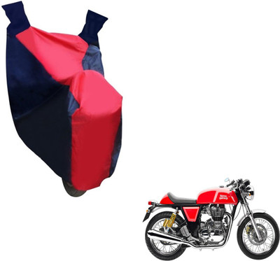 NIKS Two Wheeler Cover for Royal Enfield(Continental GT, Black, Red)
