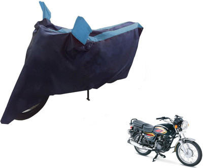 NIKS Two Wheeler Cover for TVS(Max 4R, Black, Blue)