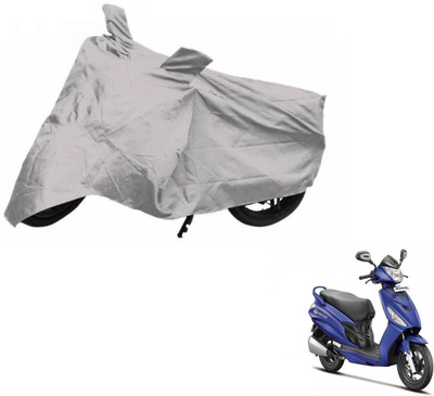 NIKS Two Wheeler Cover for Hero(Maestro Edge, Silver)