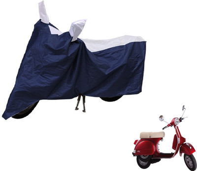 Auto Hub Two Wheeler Cover for LML(Star Euro, Blue, Silver)