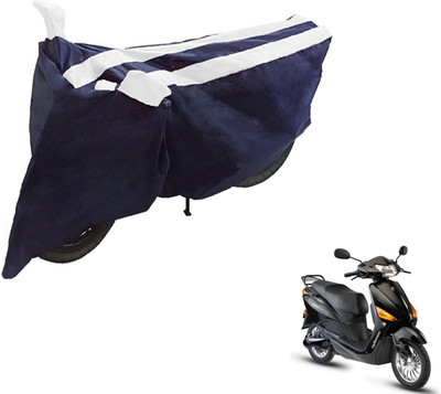 NIKS Two Wheeler Cover for Hero(Electric Optima, Black, White)