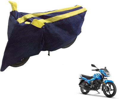NIKS Two Wheeler Cover for TVS(Victor GLX, Black, Yellow)