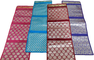 

Shriya Collection Magazine And Makeup Holder Pack of 4 Makeup And Jewellery Vanity Box(Multicolor)