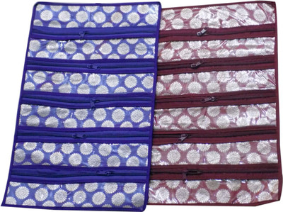 

Shriya Collection Payal Cover Pack of 2 Makeup And Jewellery Vanity Box(Multicolor)