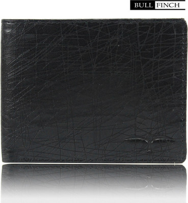 BULLFINCH Men Formal, Casual Black Artificial Leather Wallet(9 Card Slots)