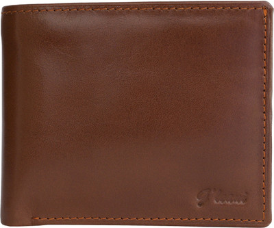 

G'leani Men Tan Genuine Leather Wallet(8 Card Slots)