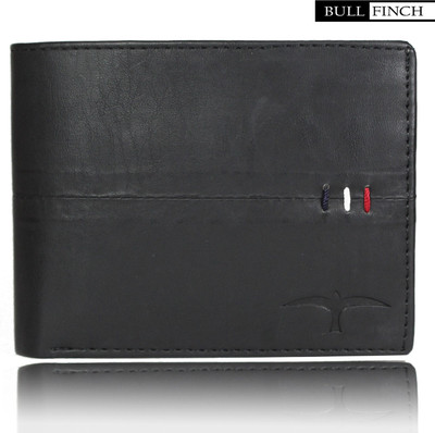 

BULLFINCH Men Formal, Casual Black Genuine Leather Wallet(7 Card Slots)